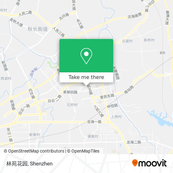 林苑花园 map