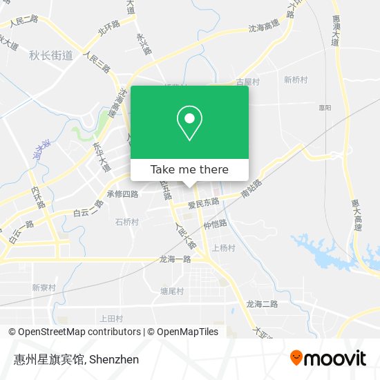 惠州星旗宾馆 map