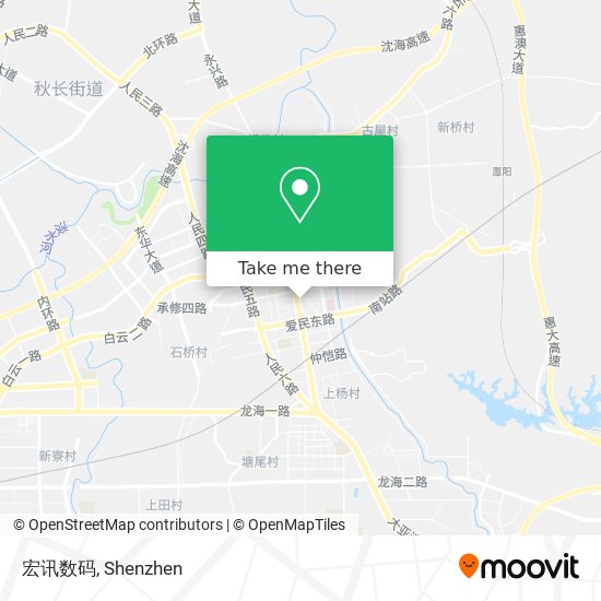 宏讯数码 map