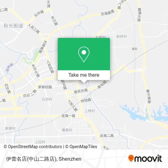 伊蕾名店(中山二路店) map