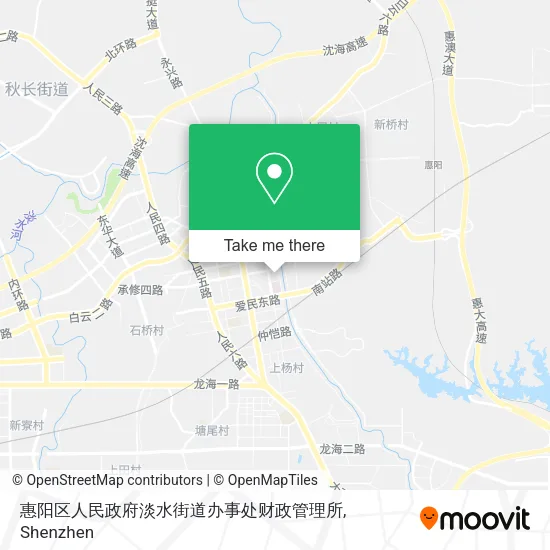 惠阳区人民政府淡水街道办事处财政管理所 map