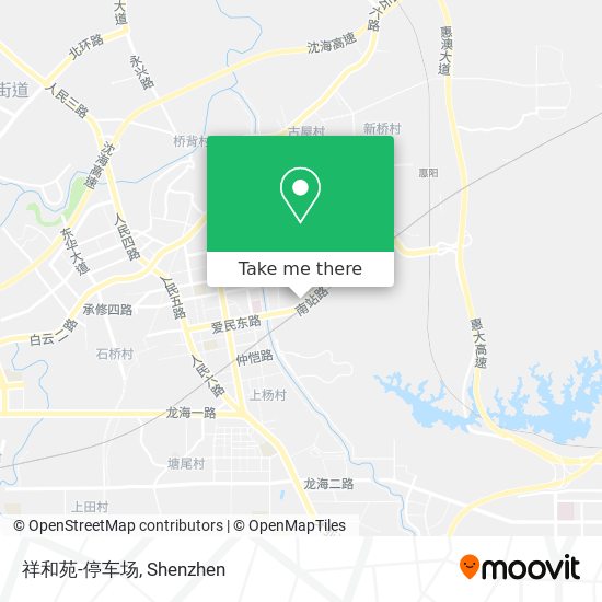 祥和苑-停车场 map
