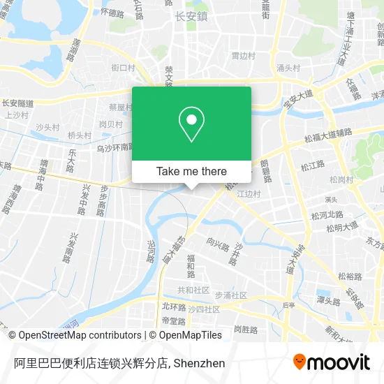阿里巴巴便利店连锁兴辉分店 map