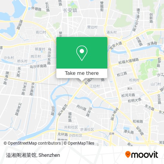 溢湘阁湘菜馆 map