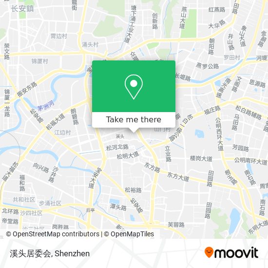 溪头居委会 map