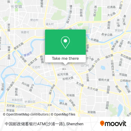 中国邮政储蓄银行ATM(沙浦一路) map