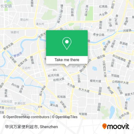 华润万家便利超市 map