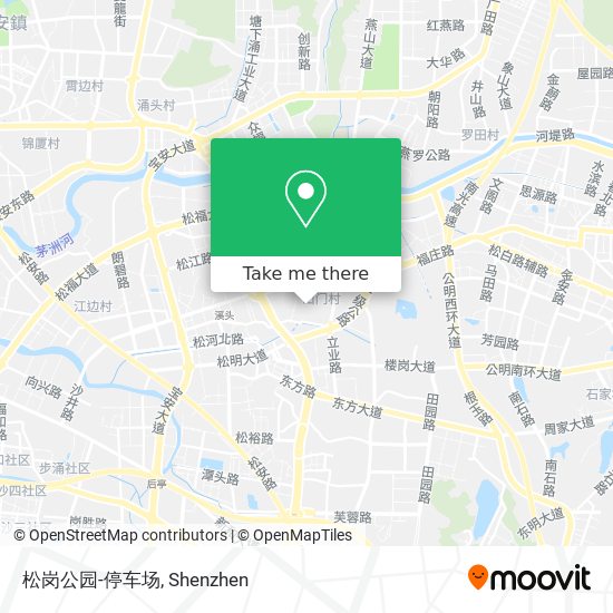 松岗公园-停车场 map
