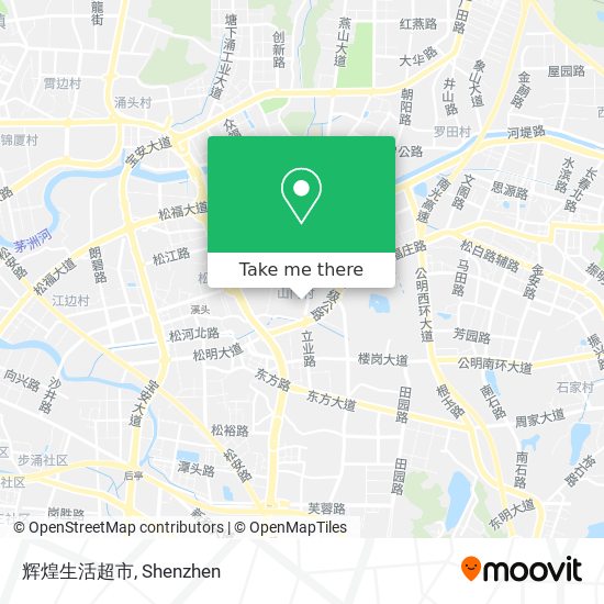 辉煌生活超市 map