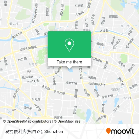 易捷便利店(松白路) map
