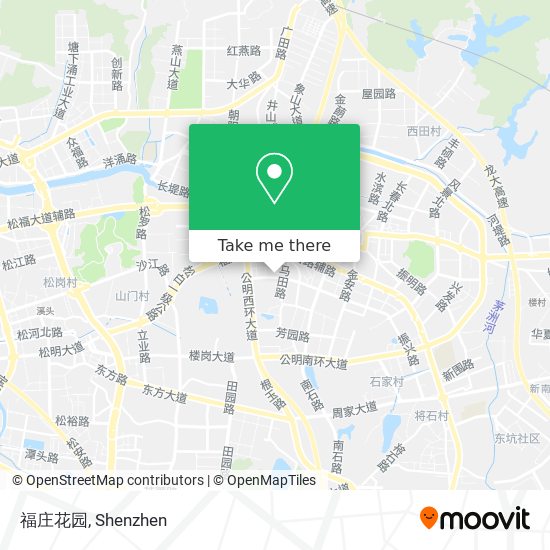 福庄花园 map