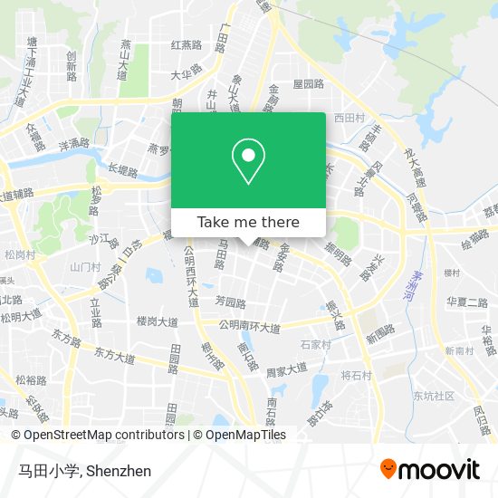 马田小学 map