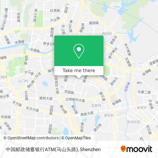 中国邮政储蓄银行ATM(马山头路) map