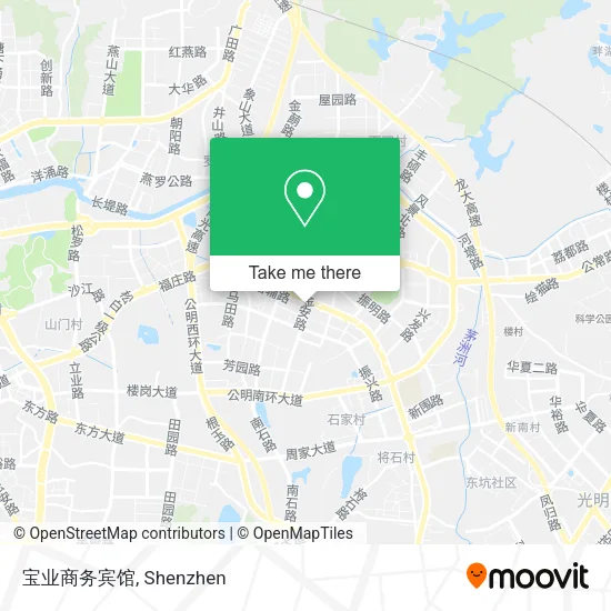 宝业商务宾馆 map