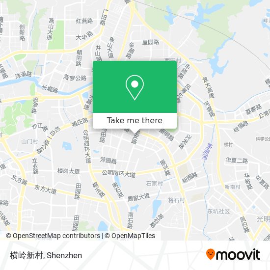 横岭新村 map