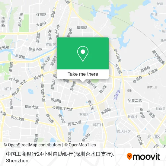 中国工商银行24小时自助银行(深圳合水口支行) map