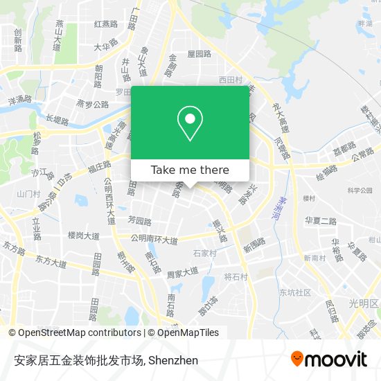 安家居五金装饰批发市场 map