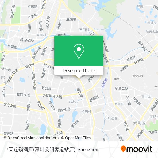 7天连锁酒店(深圳公明客运站店) map
