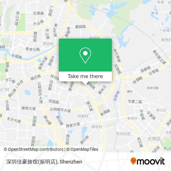 深圳佳豪旅馆(振明店) map