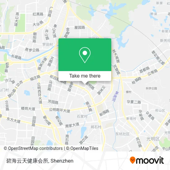 碧海云天健康会所 map