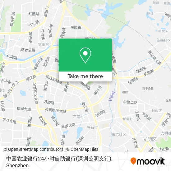 中国农业银行24小时自助银行(深圳公明支行) map
