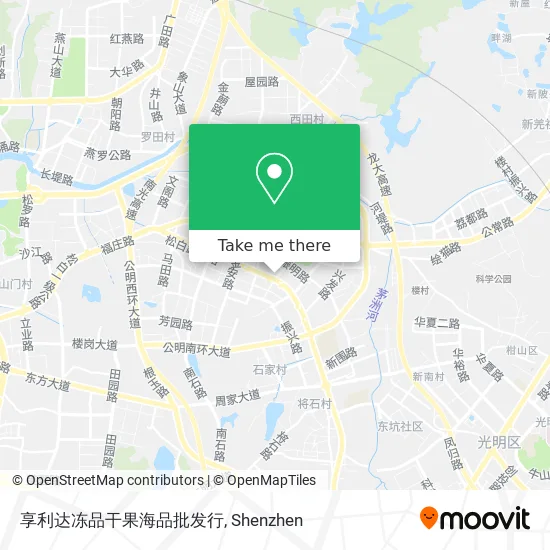 享利达冻品干果海品批发行 map