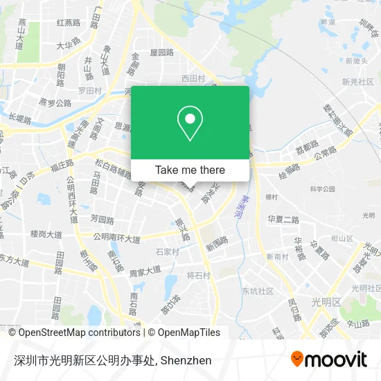 深圳市光明新区公明办事处 map