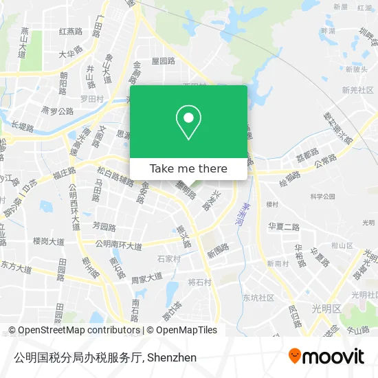 公明国税分局办税服务厅 map