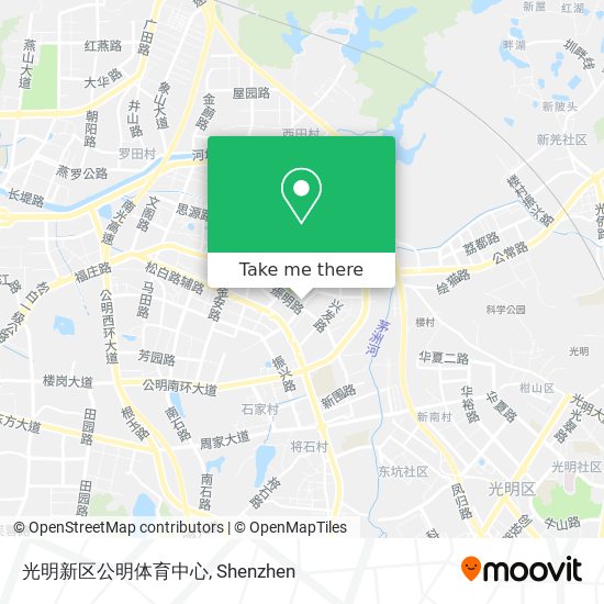 光明新区公明体育中心 map