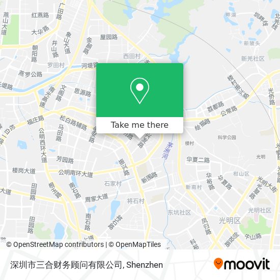 深圳市三合财务顾问有限公司 map