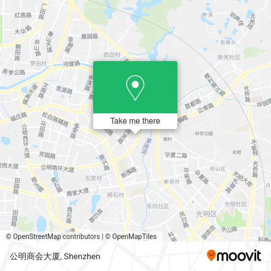 公明商会大厦 map