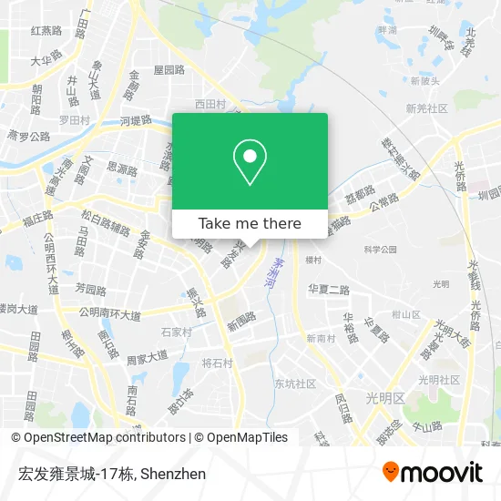 宏发雍景城-17栋 map