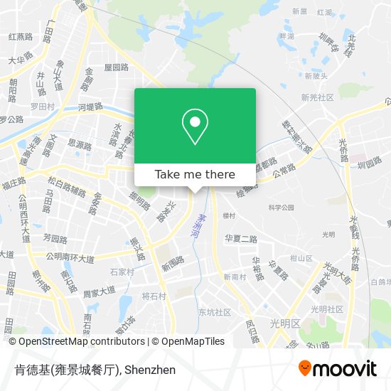 肯德基(雍景城餐厅) map