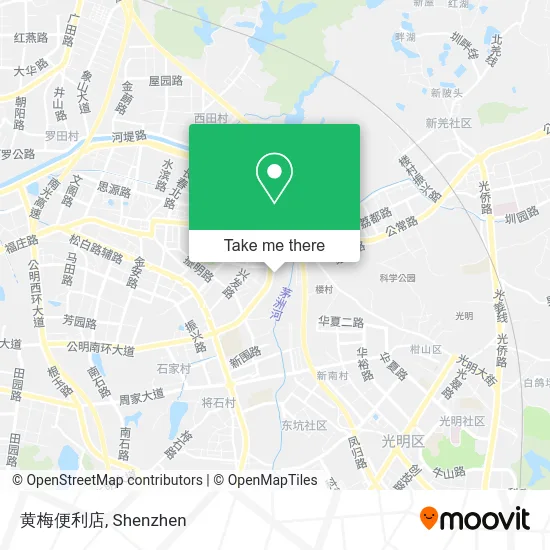 黄梅便利店 map