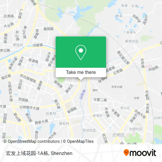 宏发上域花园-1A栋 map