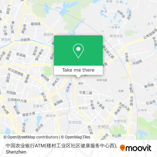 中国农业银行ATM(楼村工业区社区健康服务中心西) map