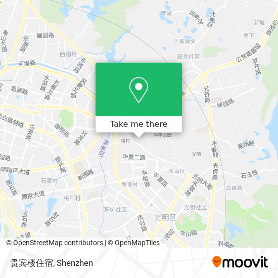 贵宾楼住宿 map