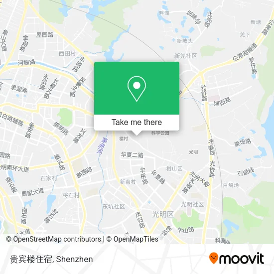 贵宾楼住宿 map