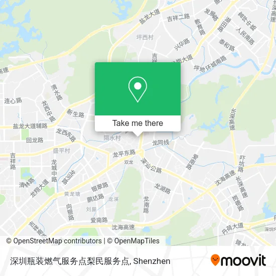 深圳瓶装燃气服务点梨民服务点 map