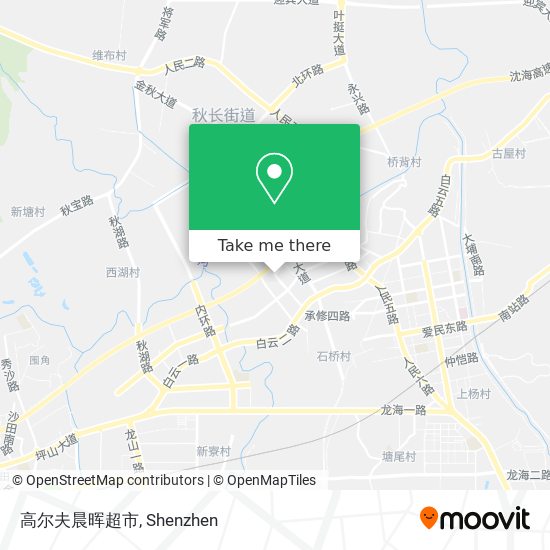 高尔夫晨晖超市 map