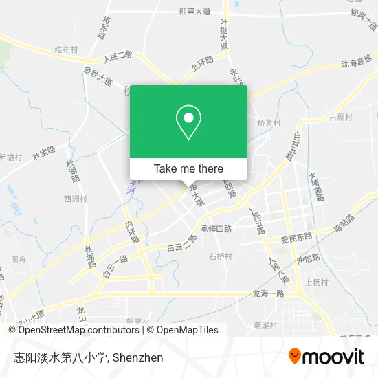 惠阳淡水第八小学 map