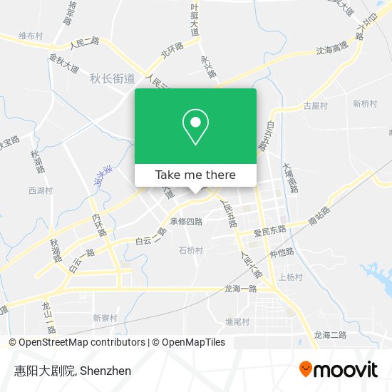 惠阳大剧院 map