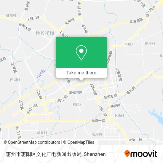 惠州市惠阳区文化广电新闻出版局 map