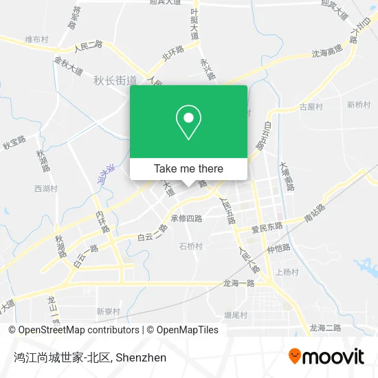 鸿江尚城世家-北区 map