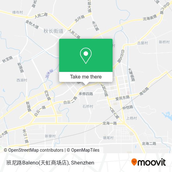班尼路Baleno(天虹商场店) map