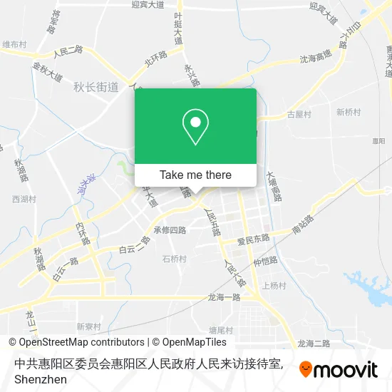 中共惠阳区委员会惠阳区人民政府人民来访接待室 map