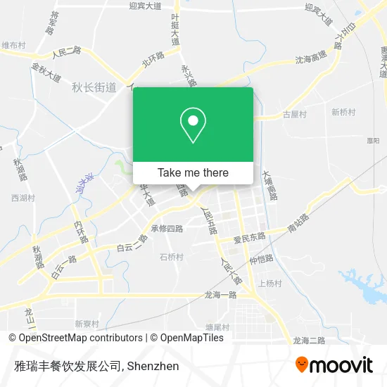 雅瑞丰餐饮发展公司 map
