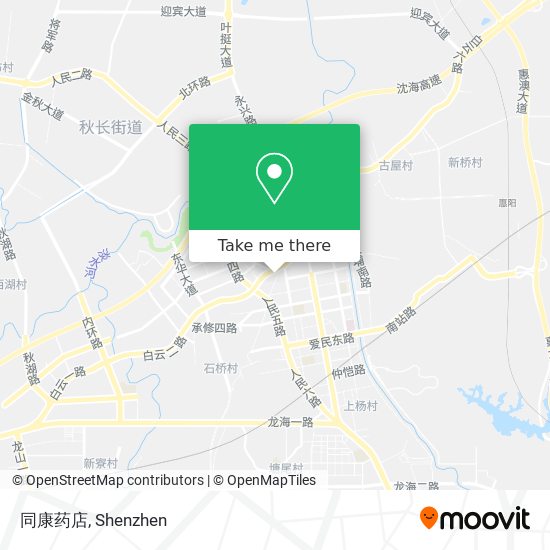 同康药店 map