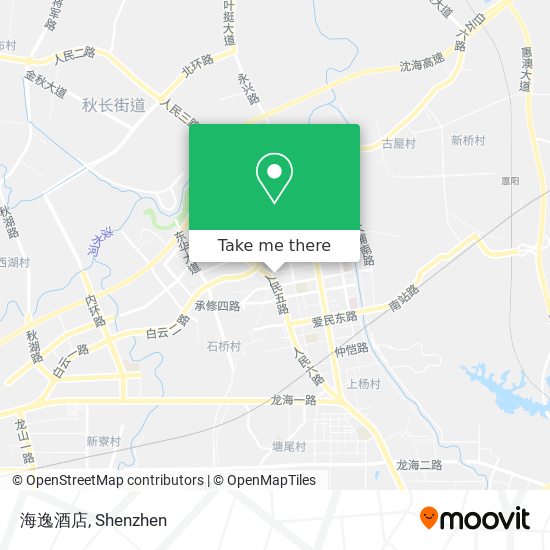 海逸酒店 map