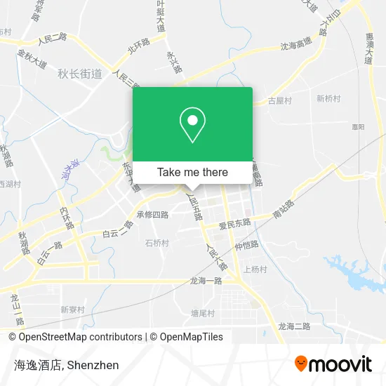 海逸酒店 map